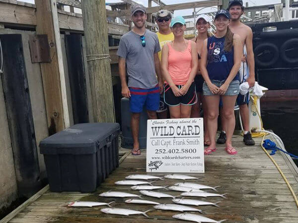 Great charter group showing off their catch.