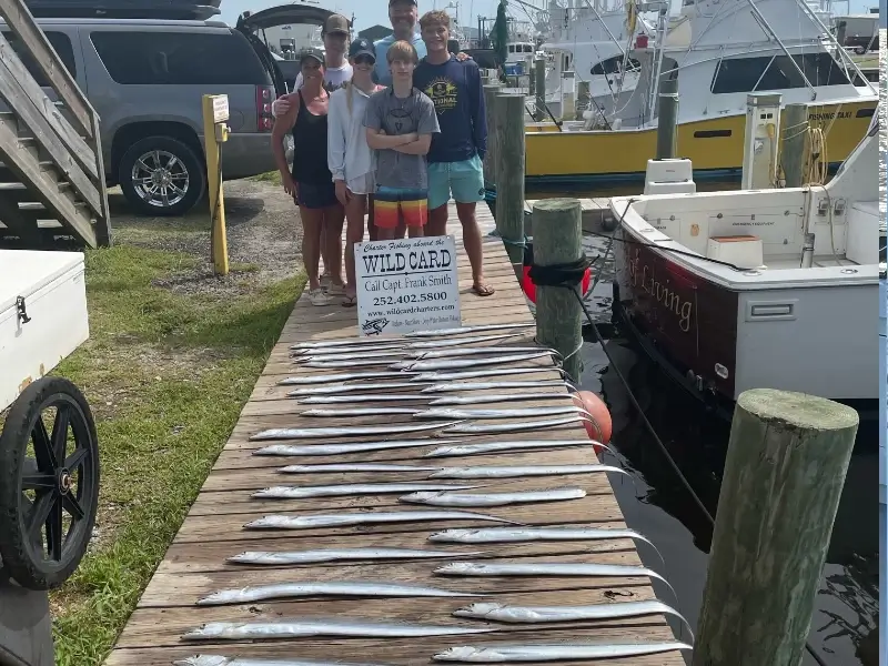 Charter group showing off their great catch.